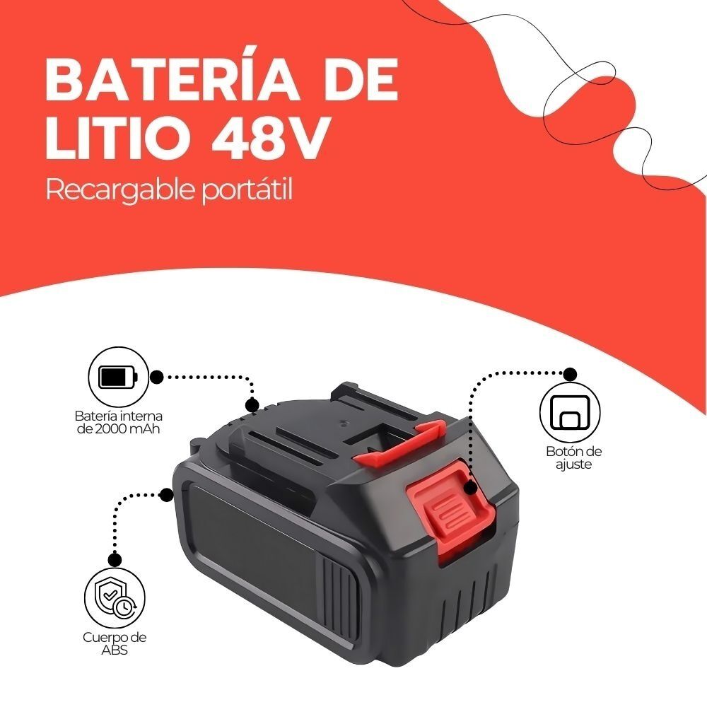 Bater&iacute;a 48v Litio Ion Industrial Ion Lithium Recargable image number 2.0