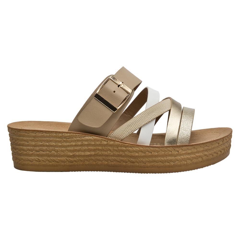 Sandalia Mujer Bruno Rossi Brm0113 Beige image number 0.0