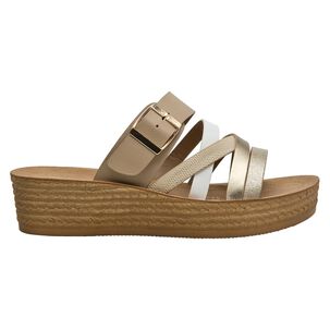 Sandalia Mujer Bruno Rossi Brm0113 Beige