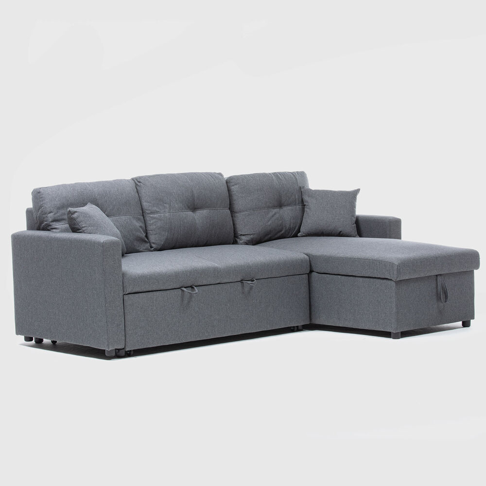 Sof&aacute; Seccional Cama 2 Cuerpos Lino Sidney Kmb1002 image number 1.0