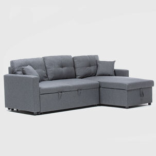 Sof&aacute; Seccional Cama 2 Cuerpos Lino Sidney Kmb1002