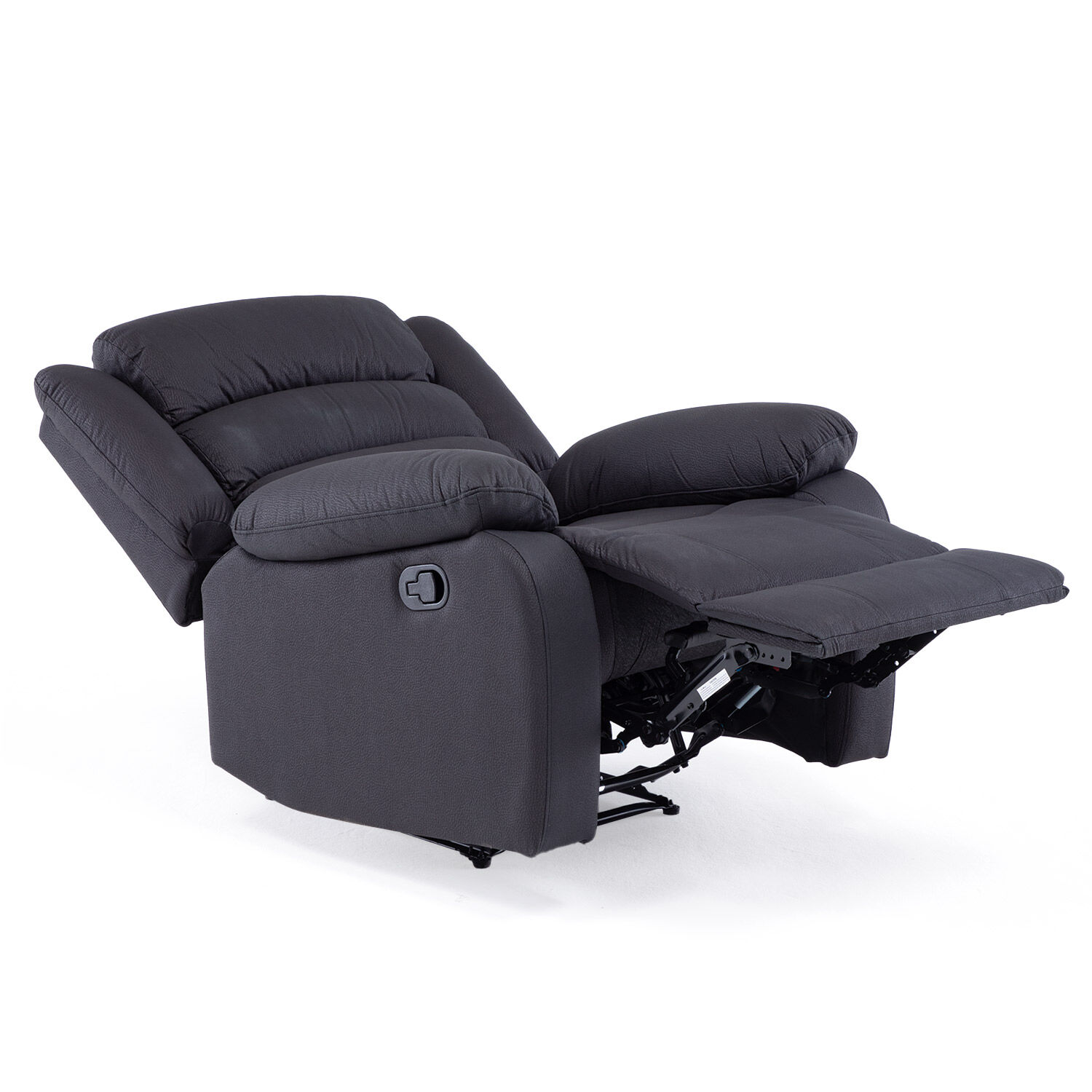 Berger 1 Cuerpo Reclinable Moderno Gris New Praga 8041rff image number 5.0