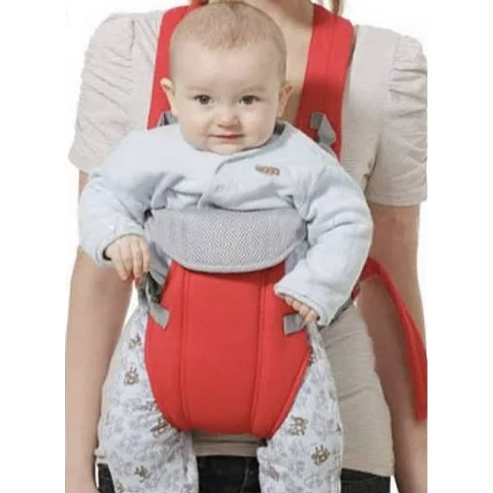 Mochila Portabeb&eacute;s Acolchado Canguro Ajustable Violeta image number 2.0