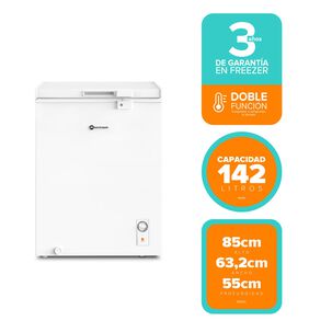Congelador Freezer Horizontal 142l Fr&iacute;o Directo M150d
