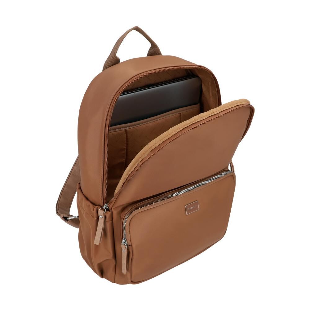 Mochila Notebook Secret Michigan St6 Caf&eacute; 15" image number 3.0