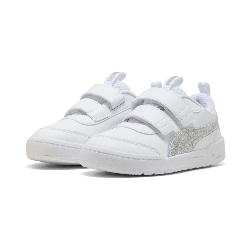 Zapatilla Infantil Niña Puma Multiflex Blanco image number 1.0