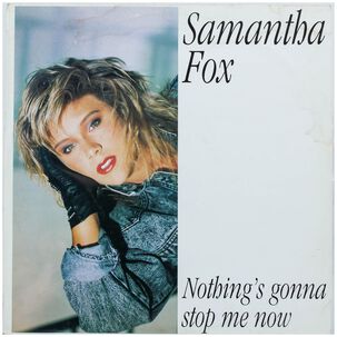 Samantha Fox - Nothing's Gonna Stop Me Now | 12" Maxi Single Usado
