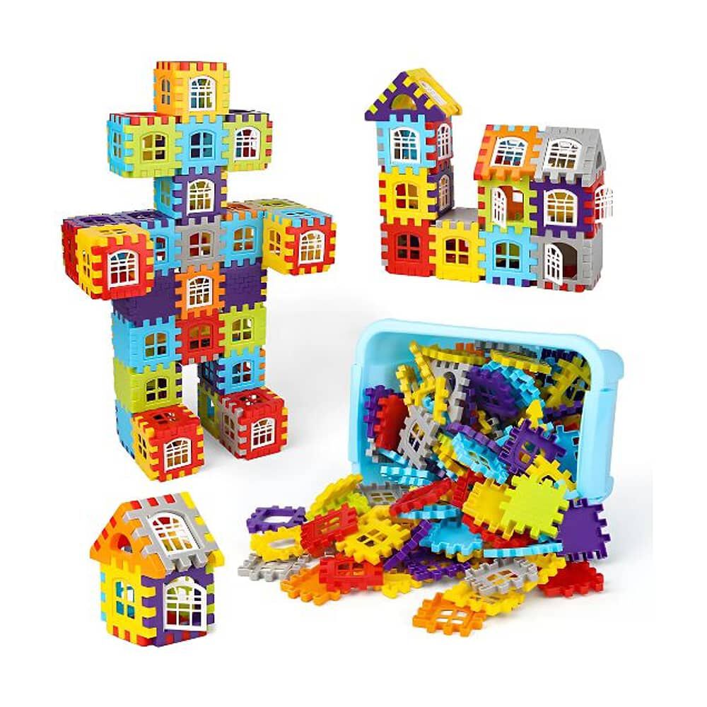 Kit Bloques De Construcci&oacute;n Educativos Ni&ntilde;os 150 Piezas image number 0.0