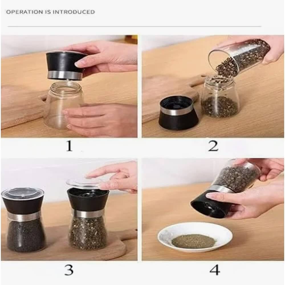 Pack X2 Molinillos De Sal Y Pimienta Grosor Ajustable image number 3.0