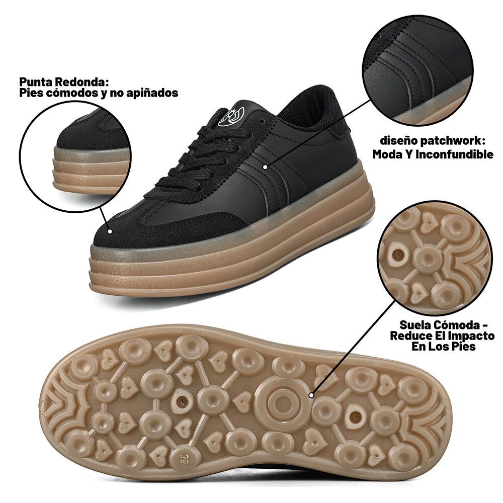 Zapatilla Casual Deportiva Mujer Moda De Colores Weide Sl20 image number 8.0