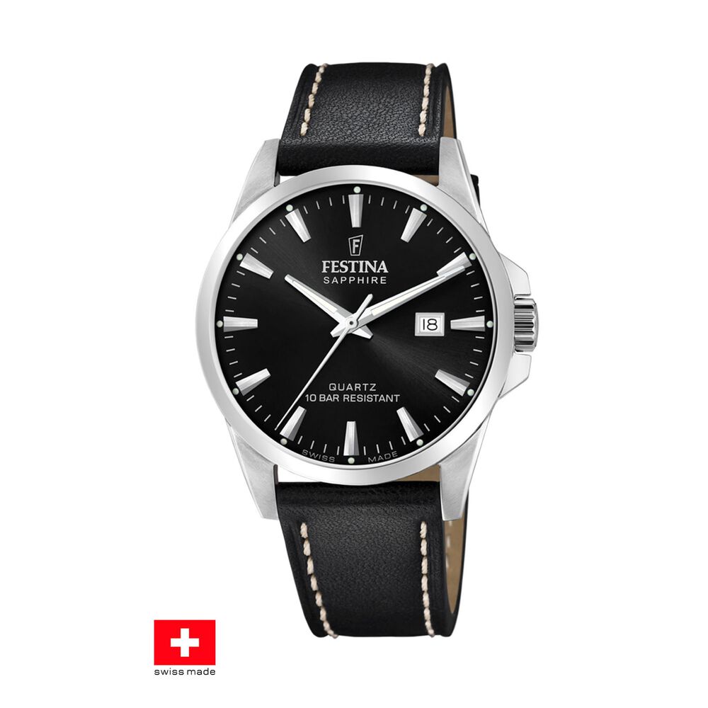 Reloj F20025/4 Festina Swiss Negro Hombre Swiss Made image number 0.0