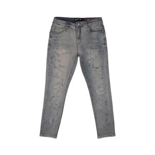Jeans Tiro Medio Skinny Hombre Rolly Go