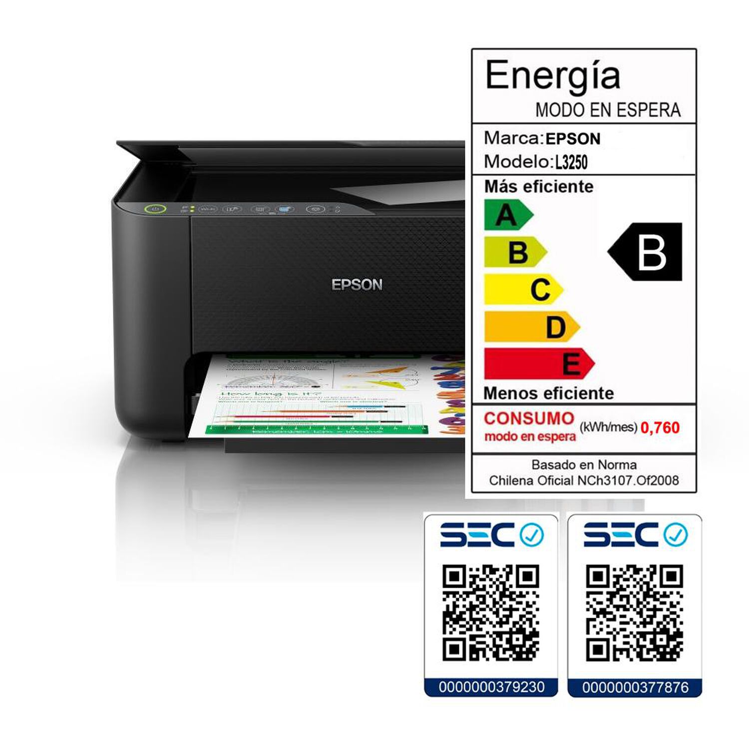 Impresora Multifuncional Epson Ecotank L3250 image number 7.0