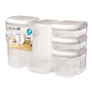 Sistema Set Contenedores Herméticos Bake It 9 Piezas