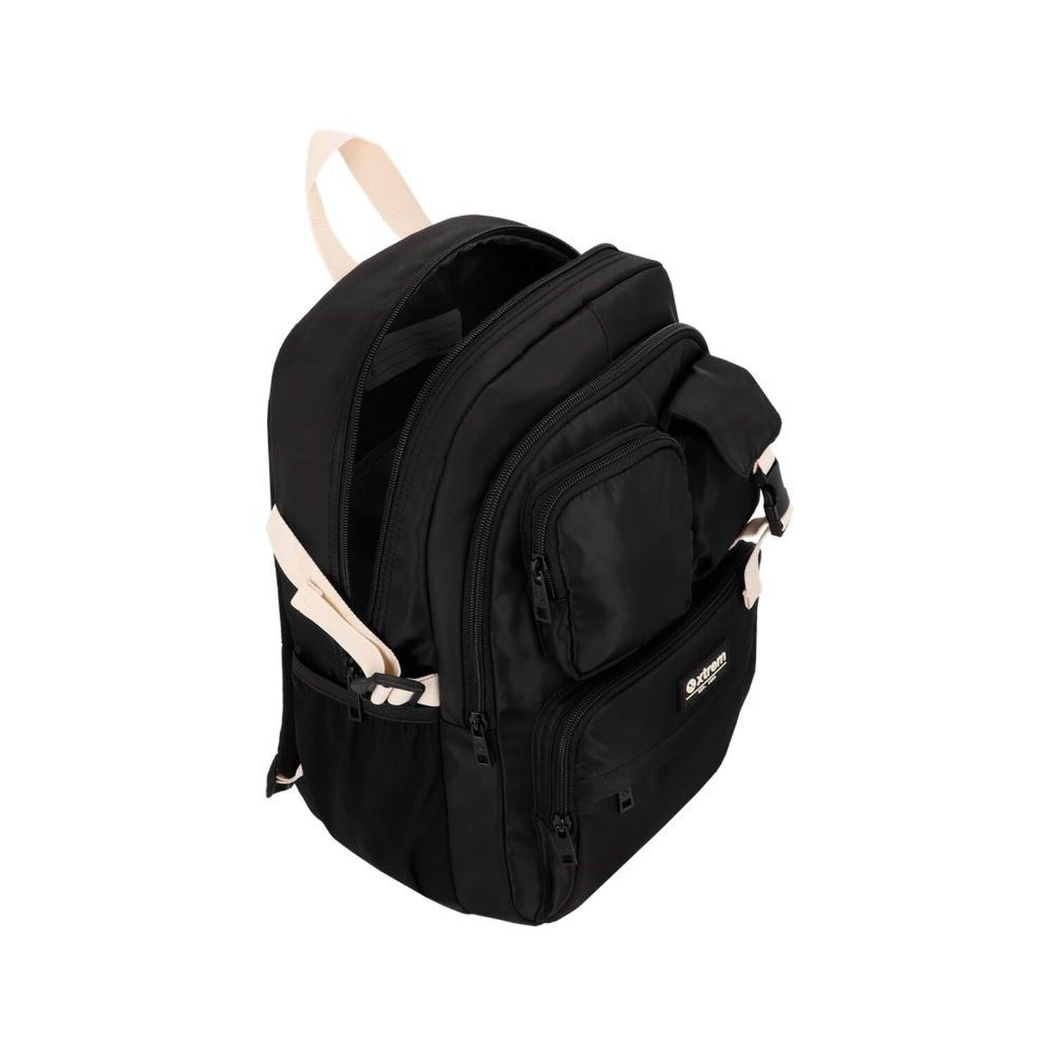 Mochila Notebook Xtrem Kira 6xt Negro/beige 15" image number 5.0