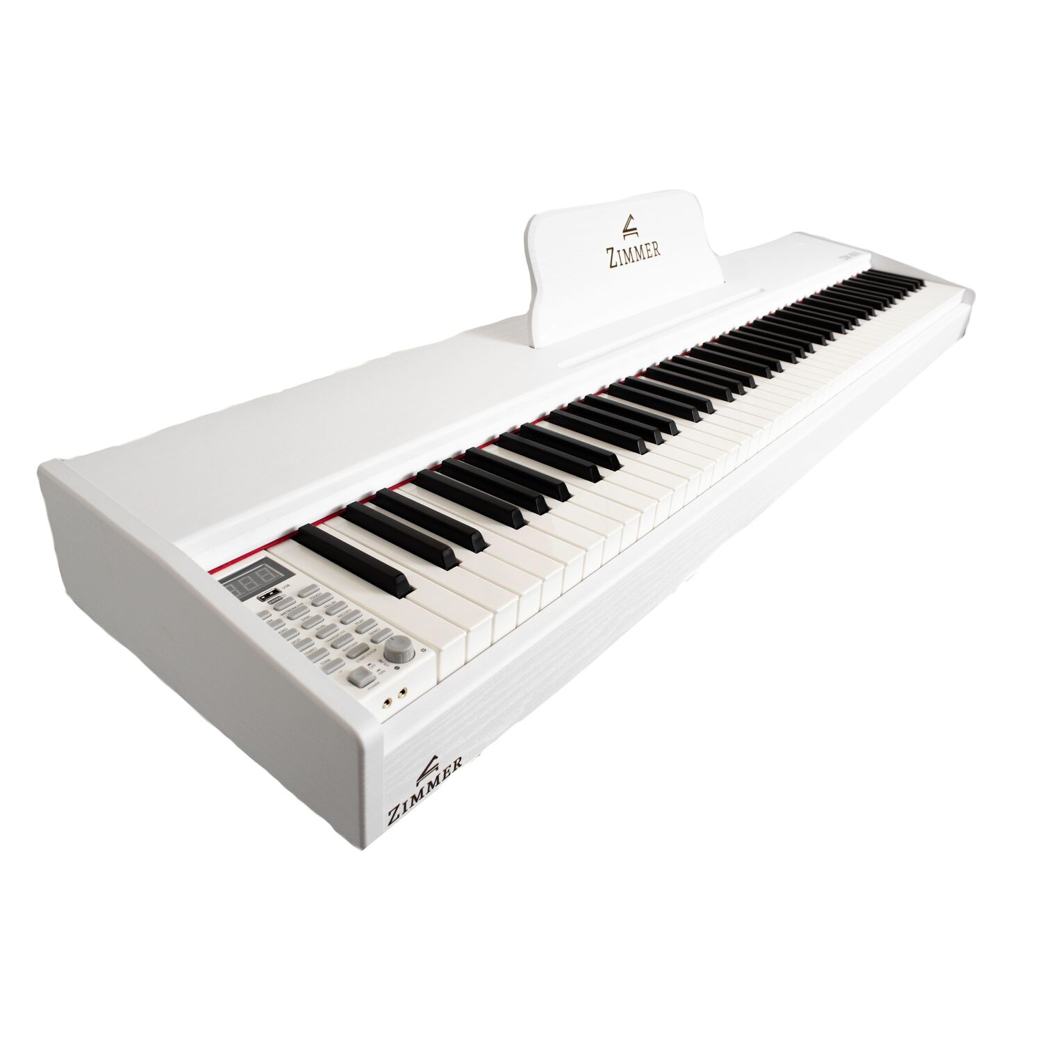 Piano Digital Portable Zimmer Blanco Zim-800-wh image number 4.0