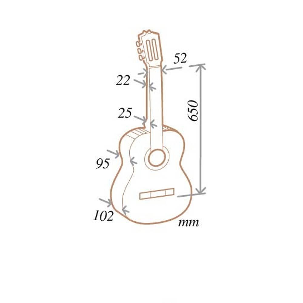 Guitarra Cl&aacute;sica Almansa Cedro/abeto 403 image number 3.0