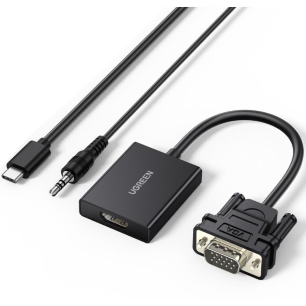 Convertidor Vga A Hdmi + Audio 3.5mm Ugreen image number 0.0