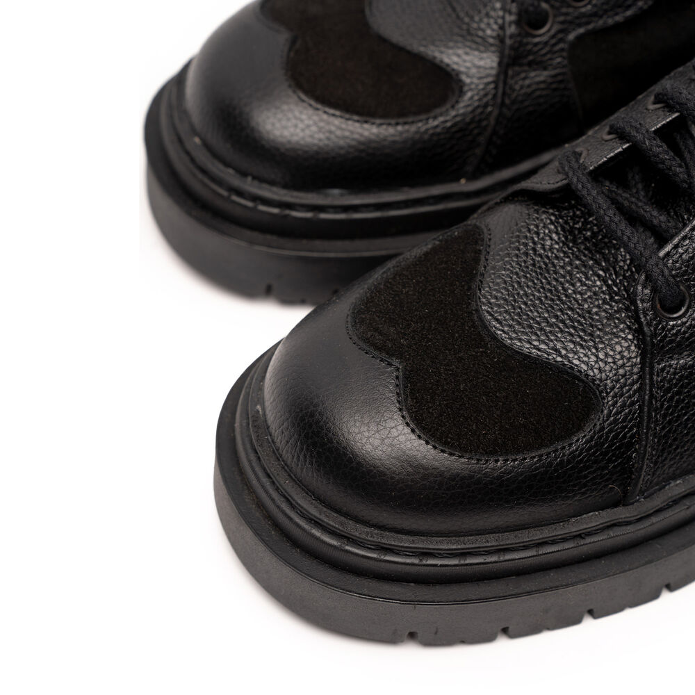 Zapato Cuero Kara Full Negro Landazuri image number 5.0