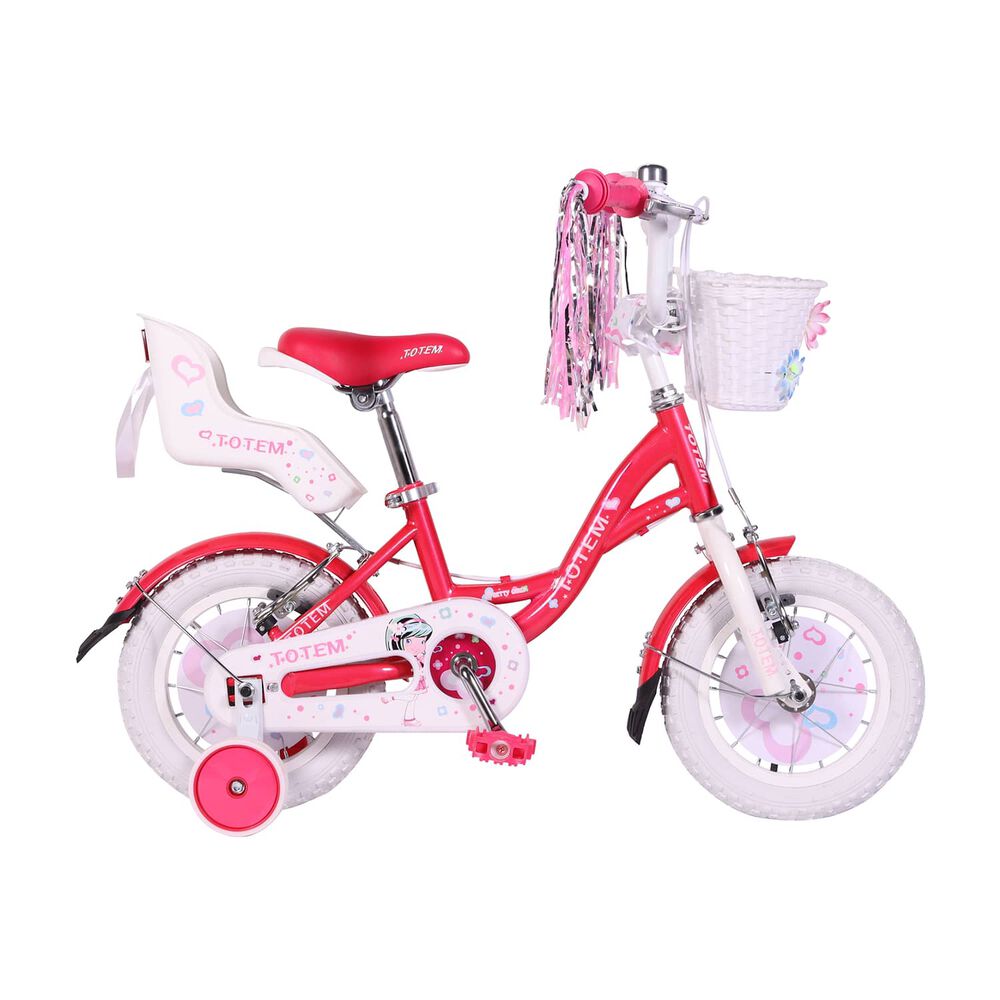 Bicicleta Totem Infantil Aro 12 Pretty Girl Color Fucsia image number 0.0