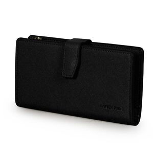 2 Billeteras De Mujer Vesta Negra Y Café Carven