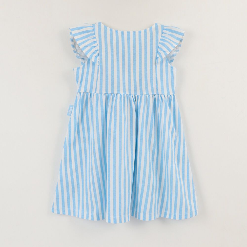 Vestido Sin Manga Ni&ntilde;a Blanco Rayas Bluey Jump Bluey image number 1.0