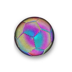 Pelota De Futbol Fluorescente Reflectante Luminoso