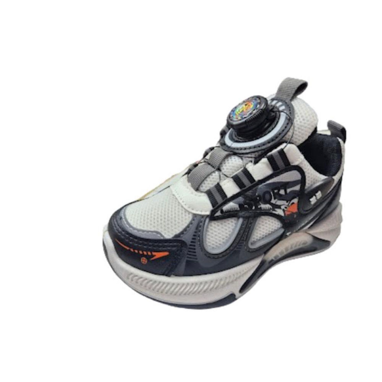 Zapatilla Urbana Ni&ntilde;o Gris Negro image number 1.0