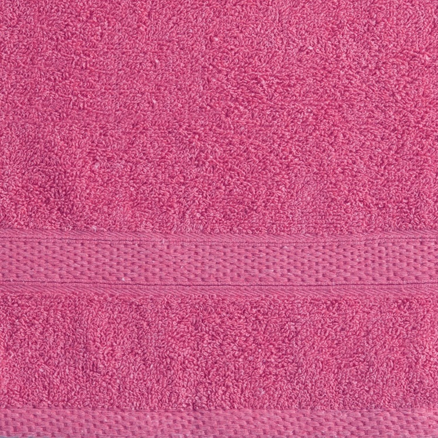 Set 2 Toallas Colorix 380 Grs Caja / Fucsia Plumetti image number 2.0