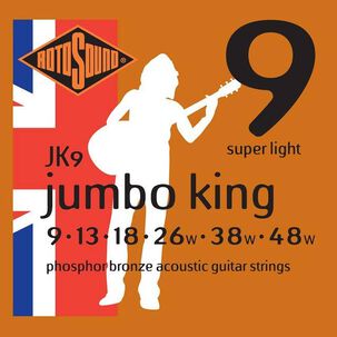 Set Guitarra Electroac&uacute;stica Rotosound Jk9 (jumbo King)