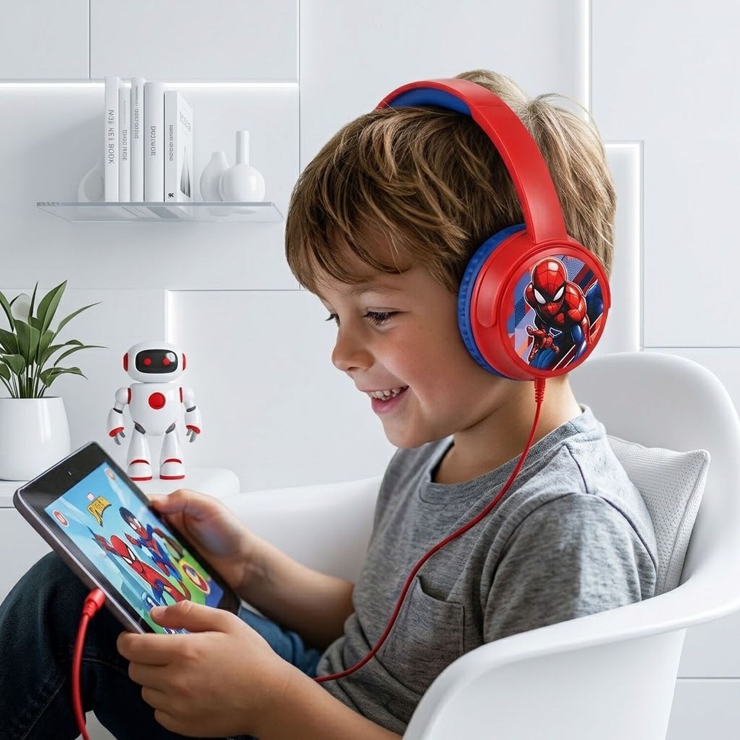 Aud&iacute;fonos Spider-man Kids 3.5mm Manos Libres Lfh13044-noc image number 7.0