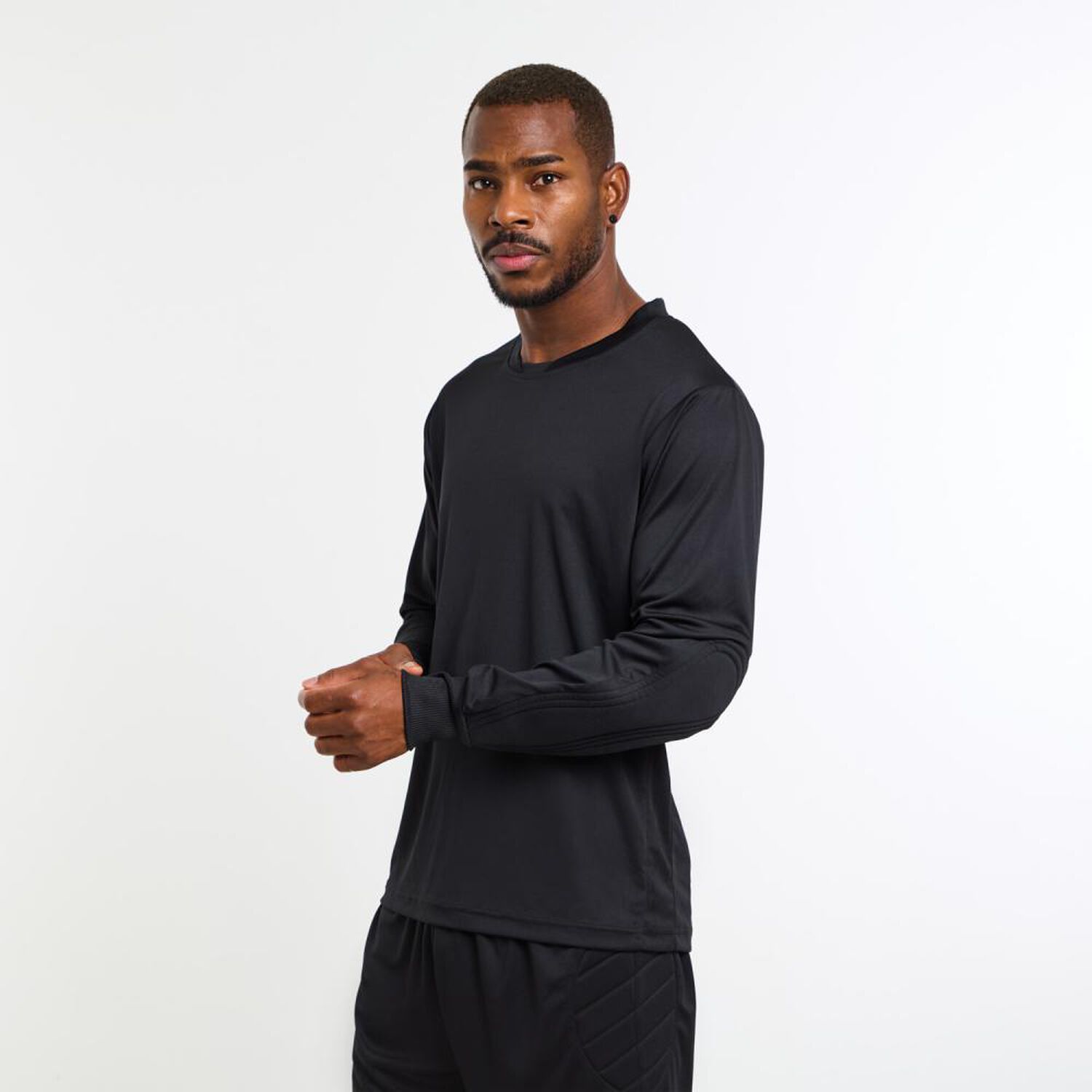 Polera Deportiva Manga Larga Cuello Redondo Hombre Pro Soccer image number 2.0