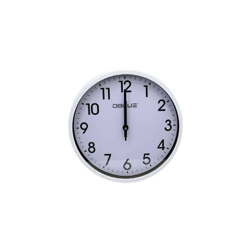 Reloj Para Pared De 12 Pulgadas Color Blanco - Ps image number 0.0
