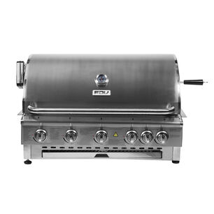 Parrilla A Gas Fdv Deluxe 5q + Spiedo Glp 3.0