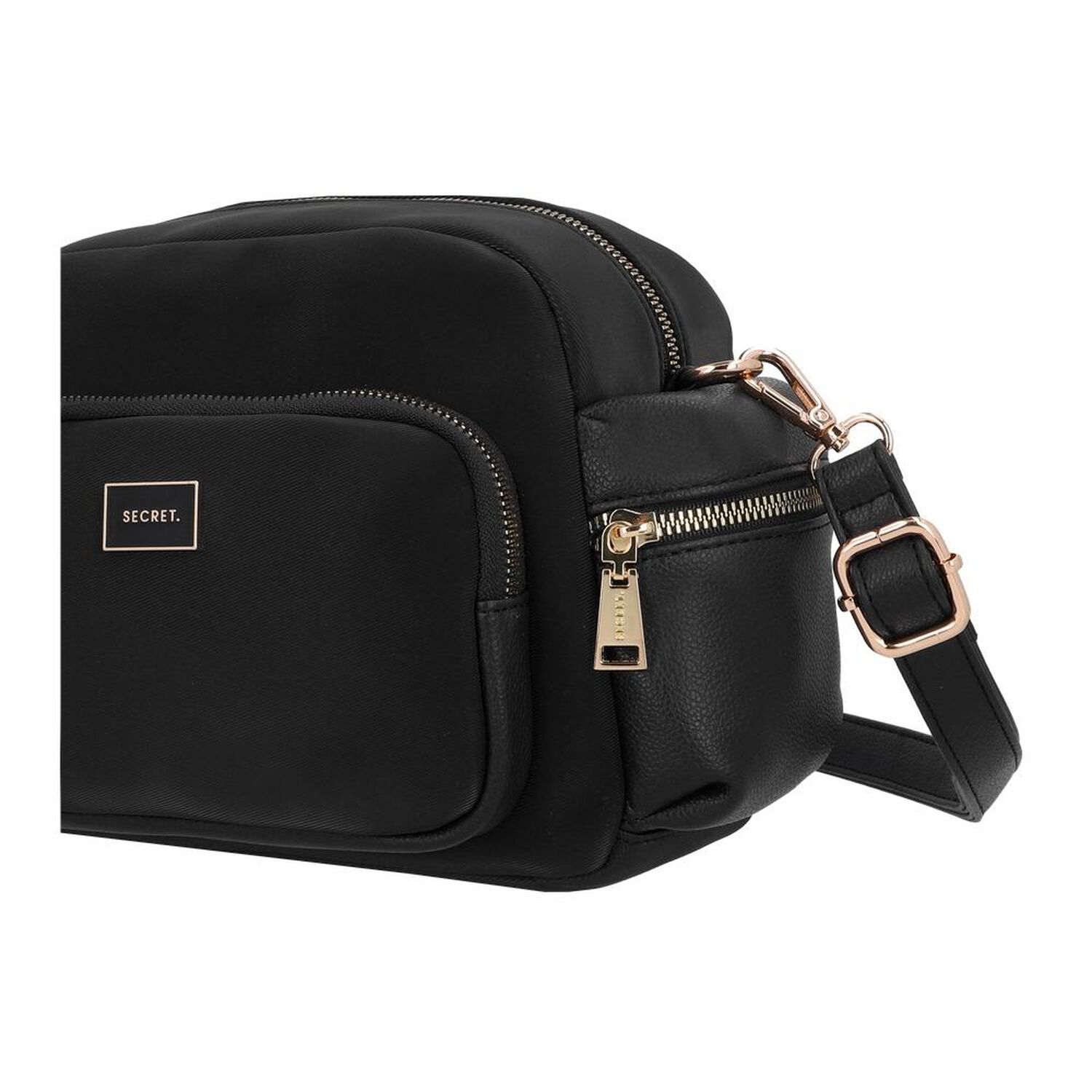 Bandolera Secret Trento St6 M Negro image number 4.0