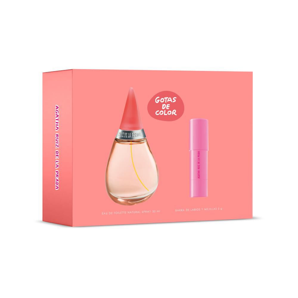 Set De Perfumer&iacute;a Gotas De Color Agatha Ruiz / 50 Ml / Eau De Toilette + Makeup Stick image number 2.0