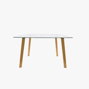 Mesa De Comedor Cristal 80x80cm