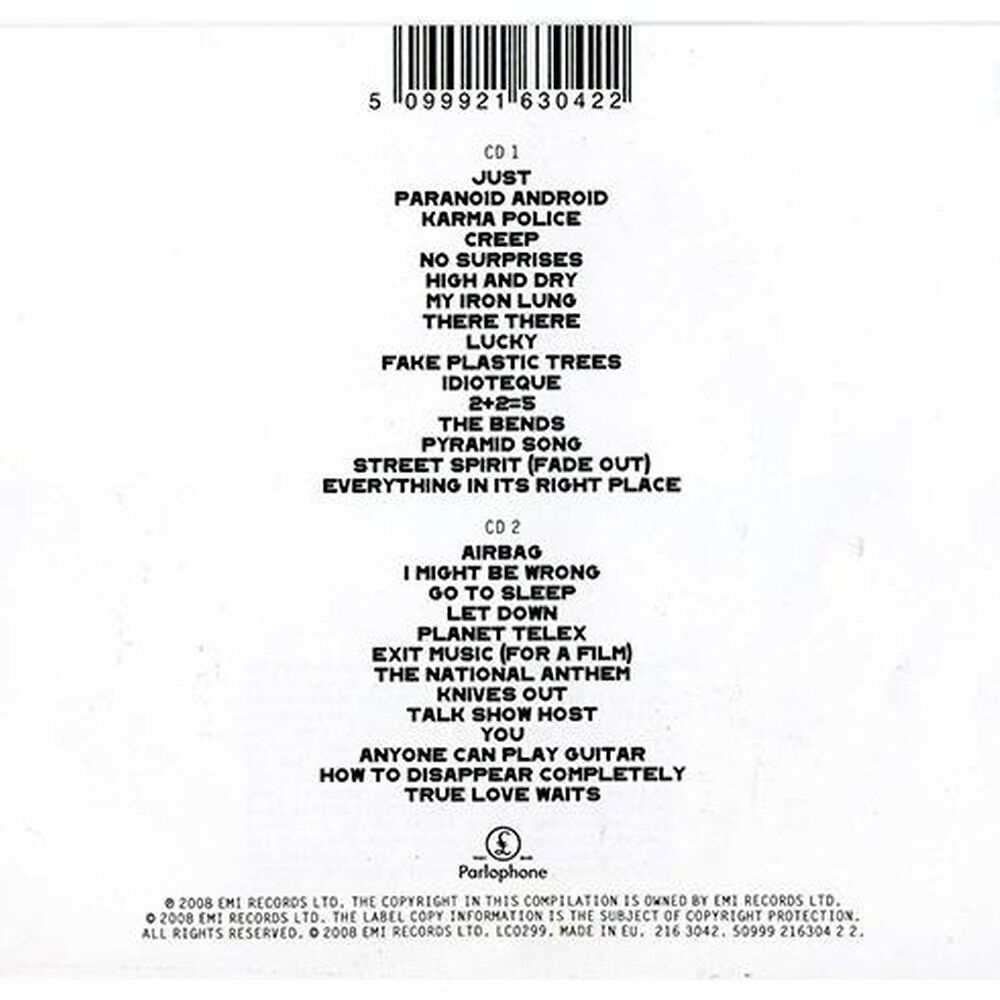 Radiohead - The Best Of (2cd) | Cd image number 1.0