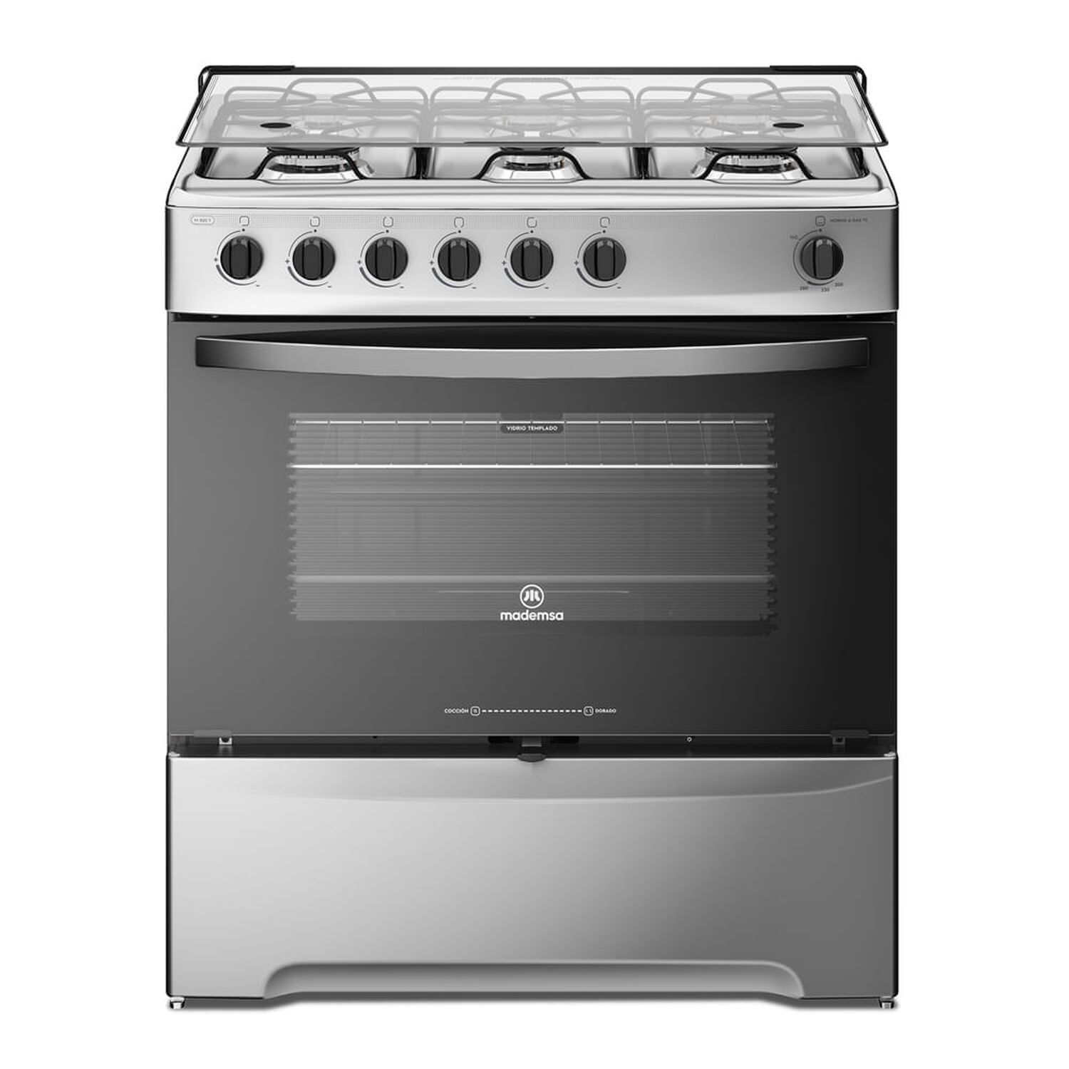 Cocina A Gas 6 Platos Mademsa Quemadores Laterales M 820 T image number 0.0