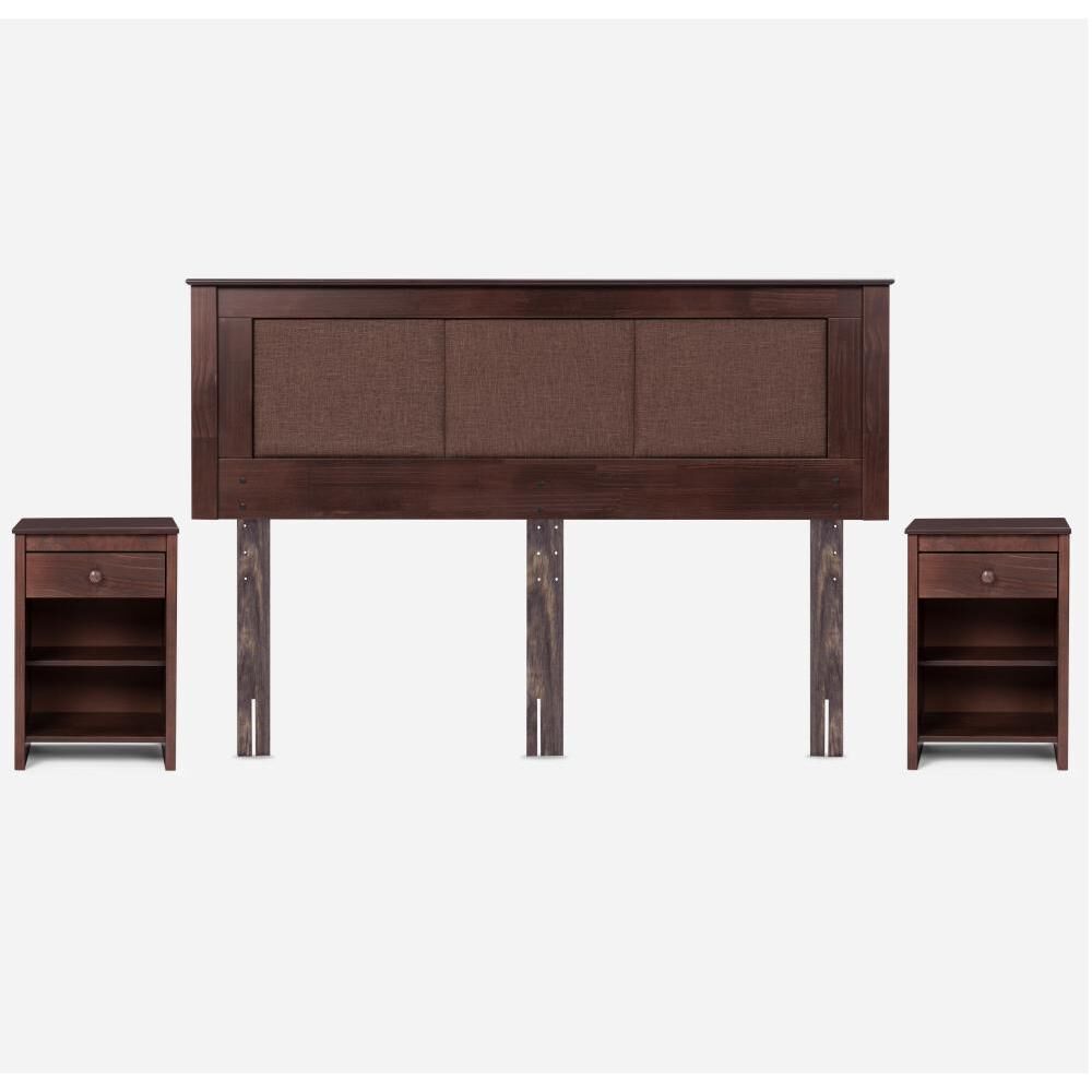 Cama Europea Rosen New Style 4 Plus / King / Base Dividida + Set De Maderas Rachel image number 2.0