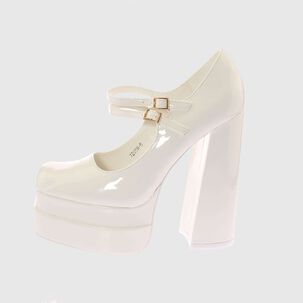 Zapato Terraplen Blanco Andarina Art. 57205h5blanco