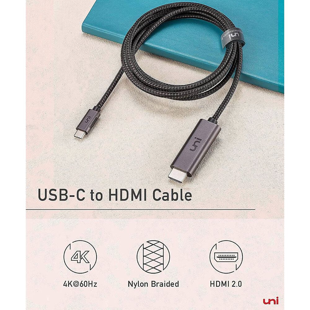 Cable Usb C A Hdmi Para Oficina En Casa 1.8 Metros image number 1.0