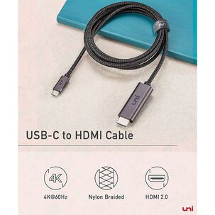 Cable Usb C A Hdmi Para Oficina En Casa 1.8 Metros