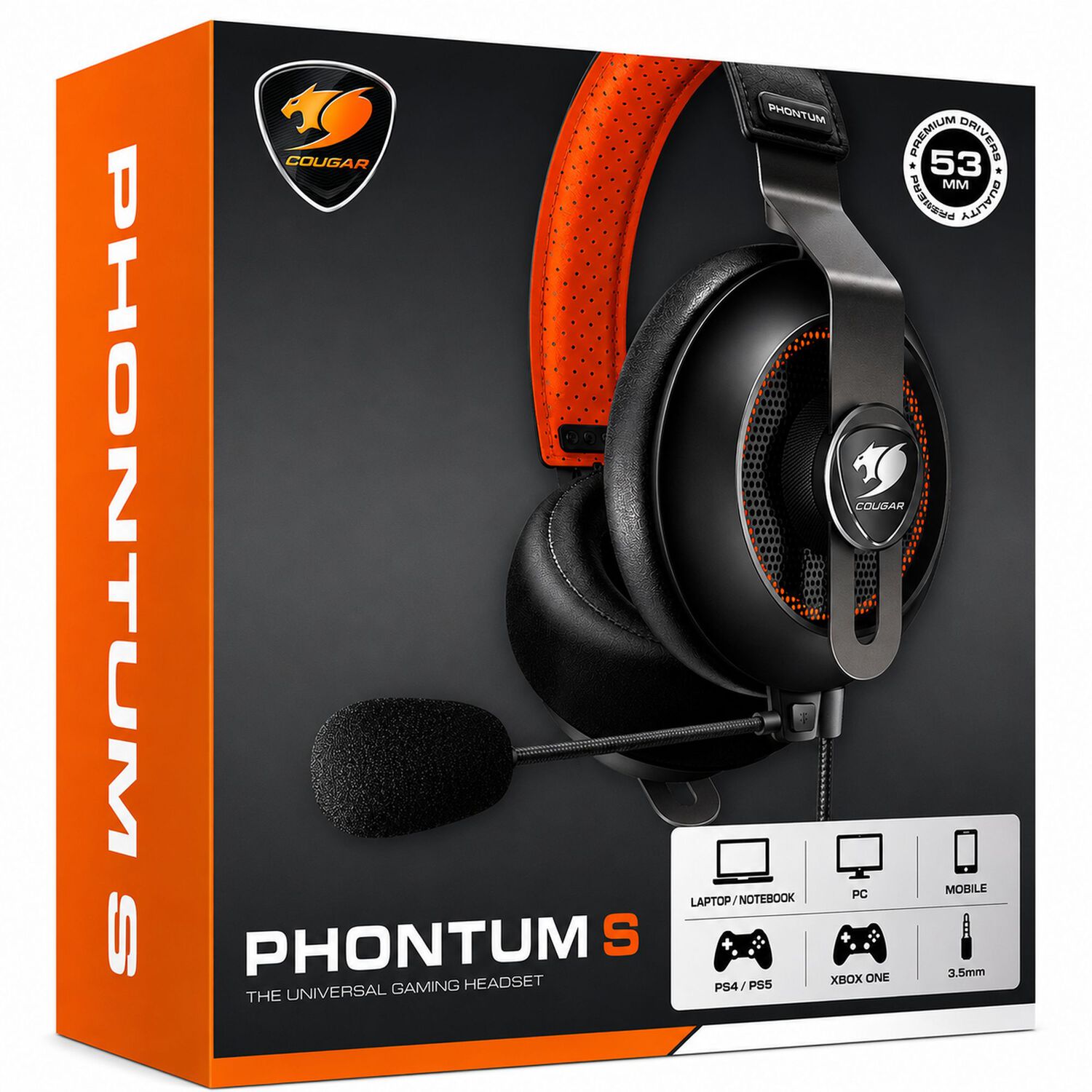 Audifono Gamer Cougar Phontum S Multiplataformas image number 7.0