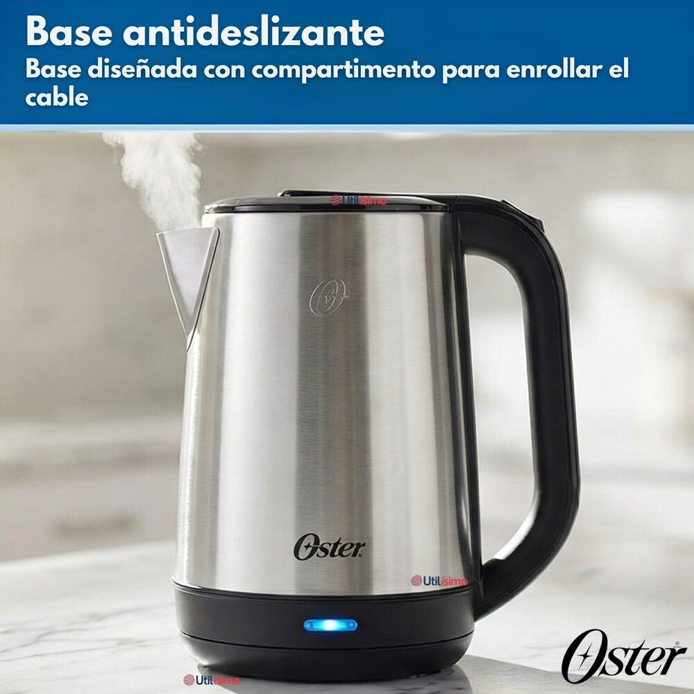 Hervidor El&eacute;ctrico Oster De 2 Litros De Capacidad, Bvstkt674 image number 6.0