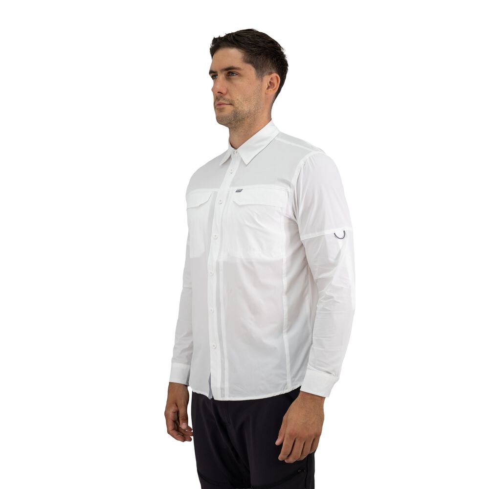 Camisa Hw Antakari Spandex Blanca image number 2.0