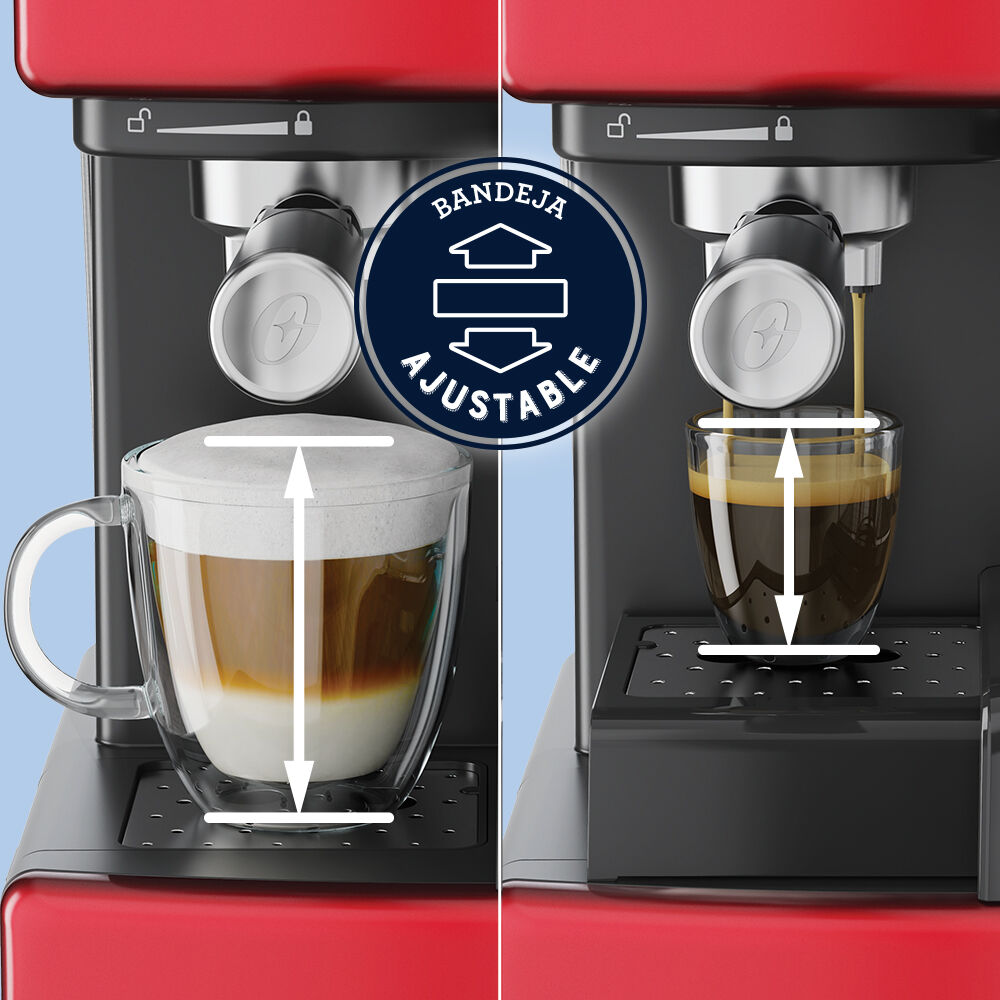 Cafetera Automatica De Espresso Roja Oster Primalatte Bvstem6603r image number 4.0