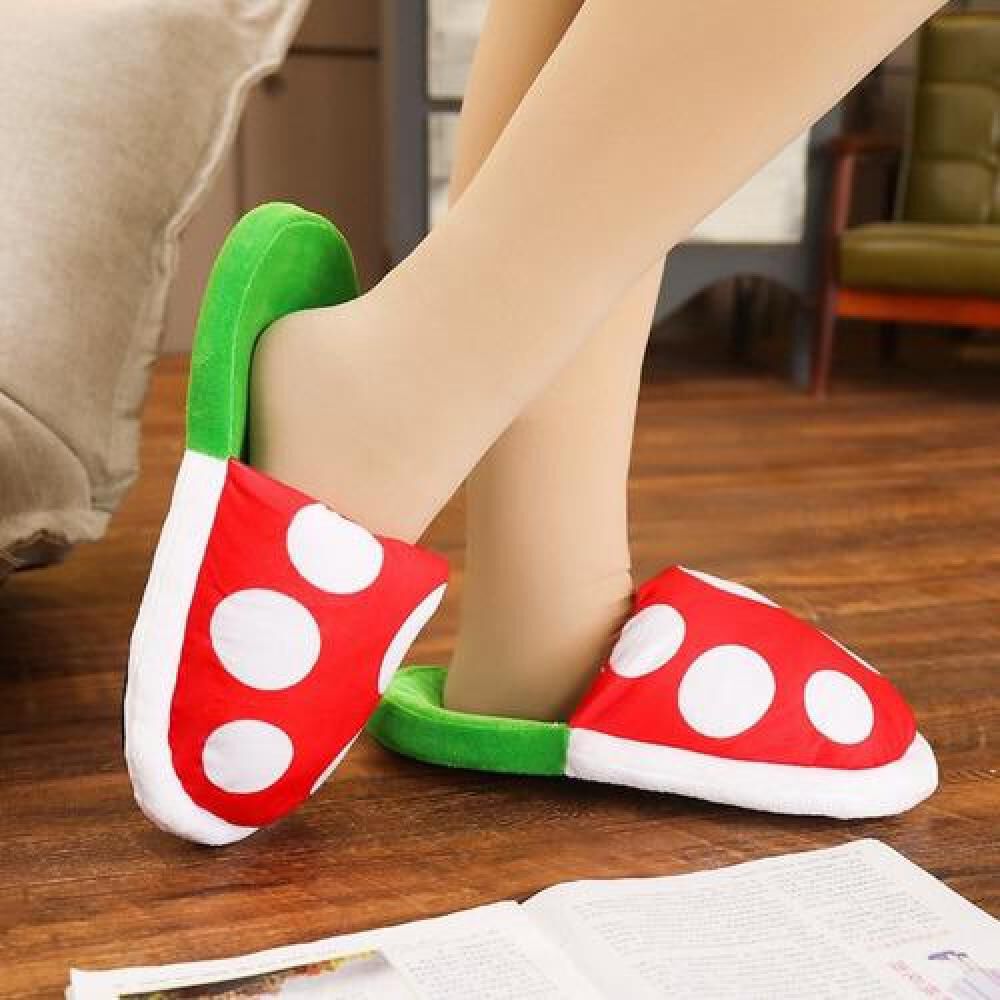 Pantuflas 3d Planta Piraña Carnivora Super Mario image number 4.0