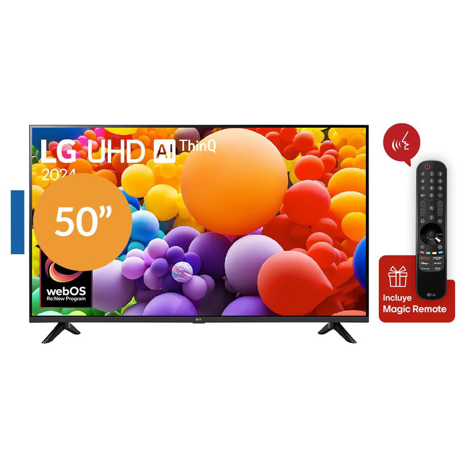 Led 50" LG 50UT7300PSA / Ultra HD 4K / Smart TV / Magic Remote