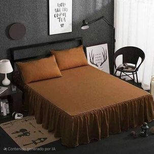 Fald&oacute;n Completo Completo King - Caf&eacute;